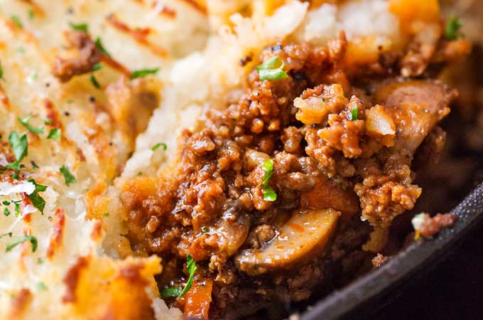 One Skillet Beef Shepherd's Pie Recipe | Recipe Cart