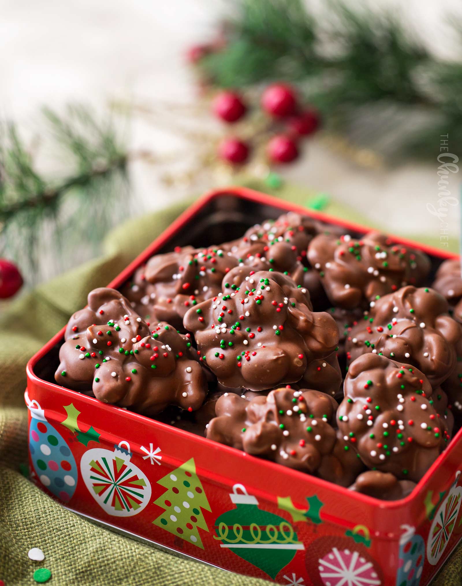 Easy Christmas Crockpot Candy The Chunky Chef Easy Christmas Crockpot Candy The Chunky Chef