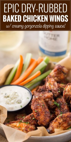 Epic Dry-Rubbed Baked Chicken Wings - The Chunky Chef