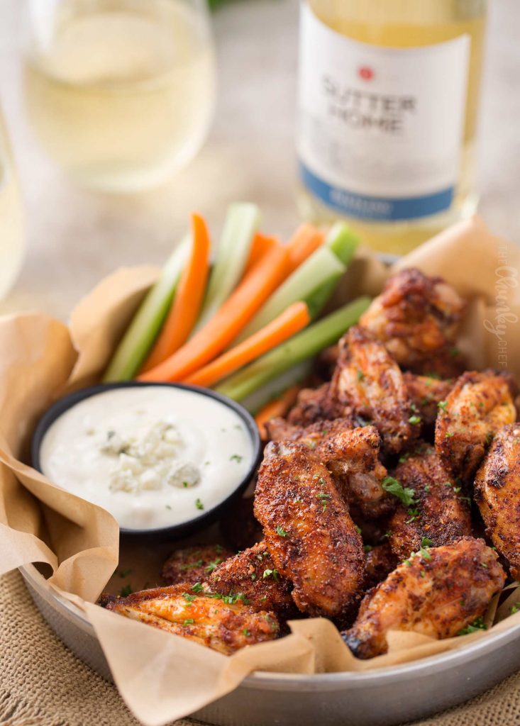 Epic DryRubbed Baked Chicken Wings The Chunky Chef