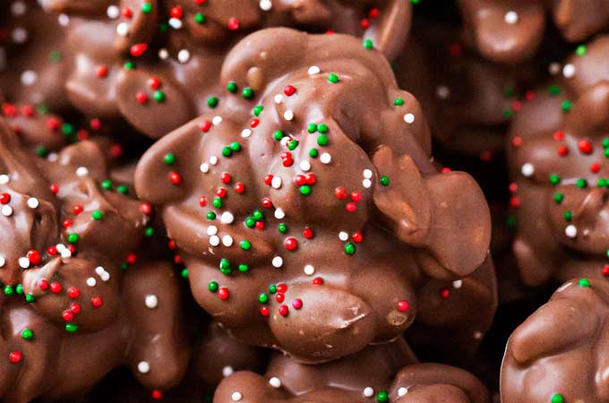 Crock Pot Candy for Christmas (5 Minutes Prep!) · Pint-sized Treasures