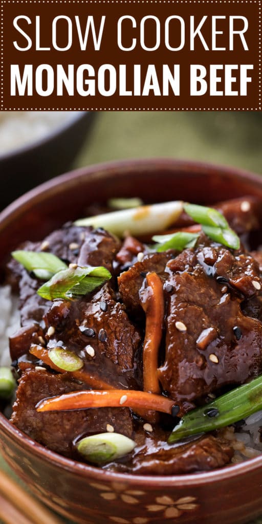 Easy Slow Cooker Mongolian Beef Recipe The Chunky Chef