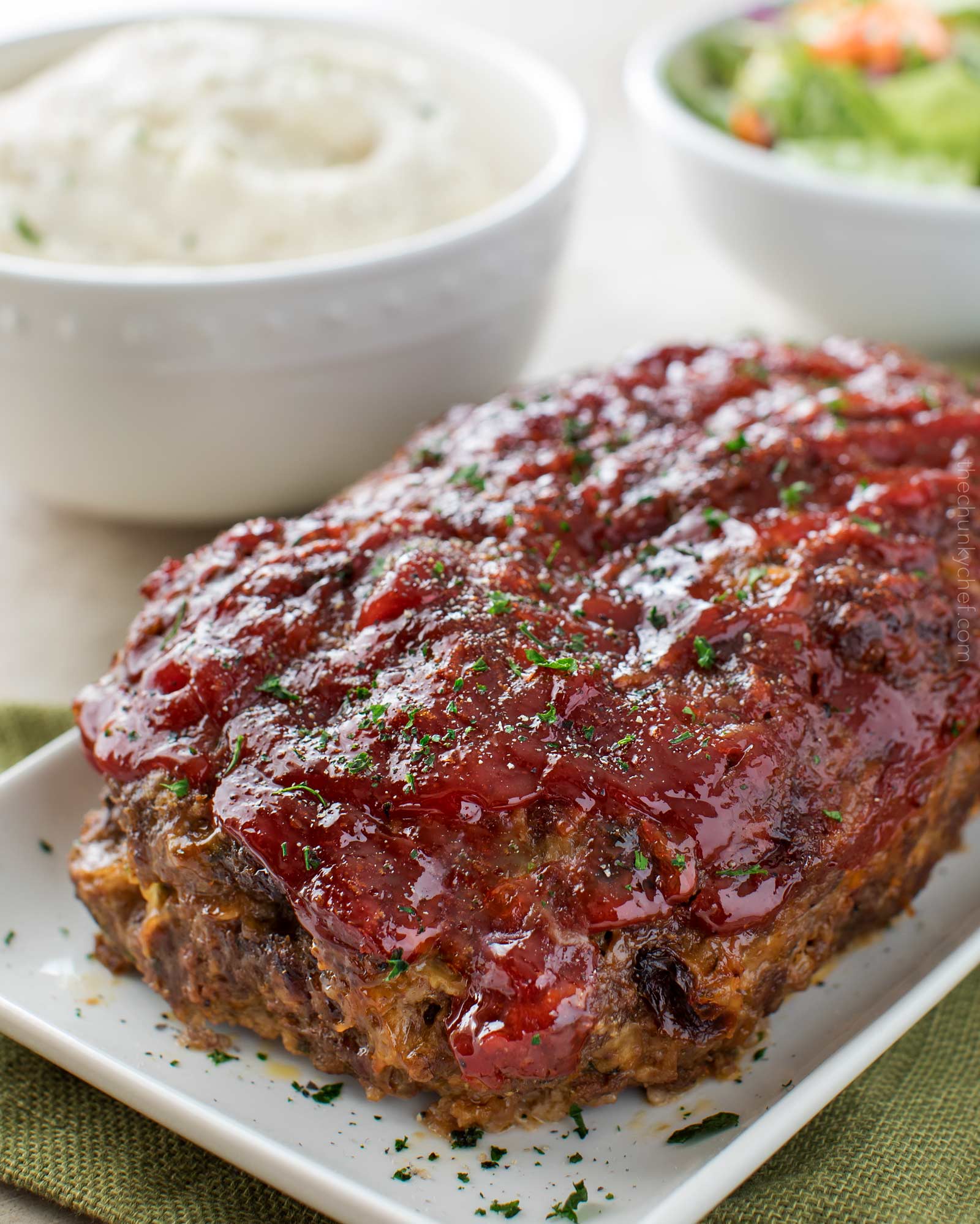 GlazedChipotleMeatloafRecipe2 The Chunky Chef