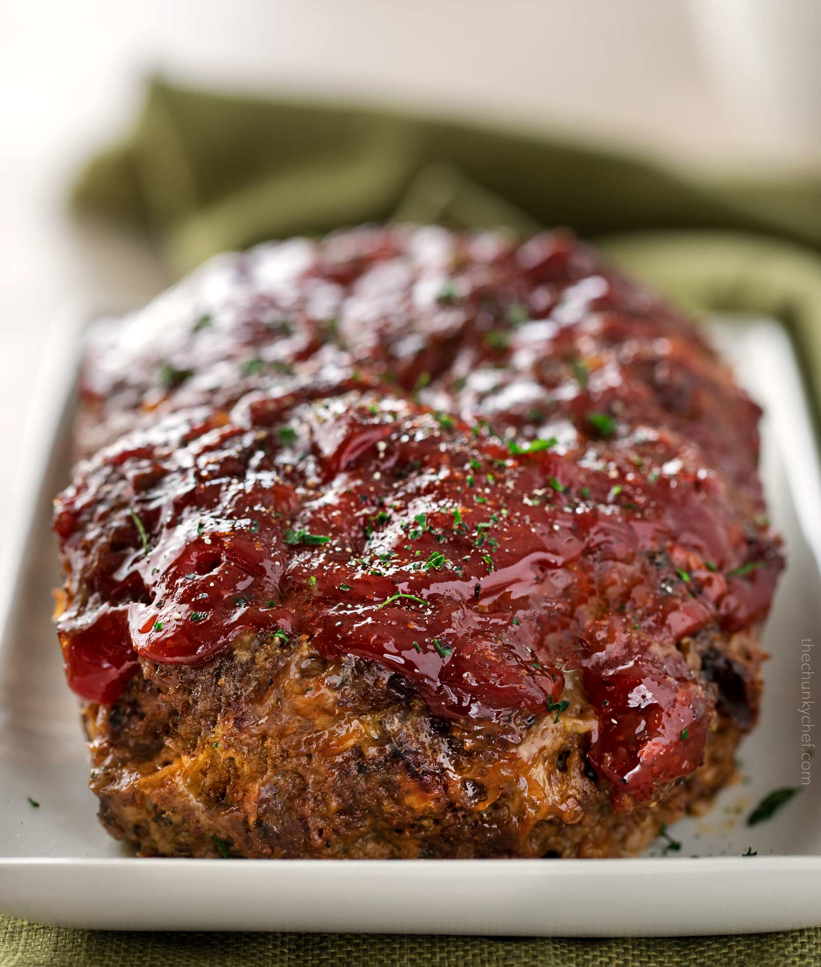 Glazed Chipotle Meatloaf Recipe - The Chunky Chef