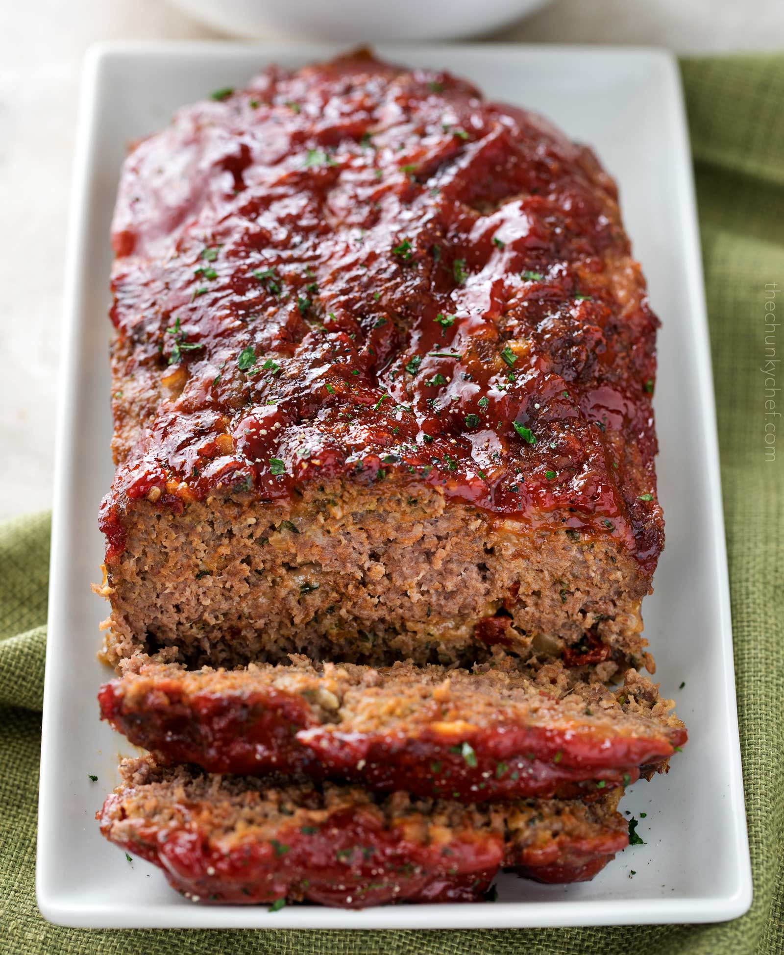 Glazed Chipotle Meatloaf Recipe - The Chunky Chef