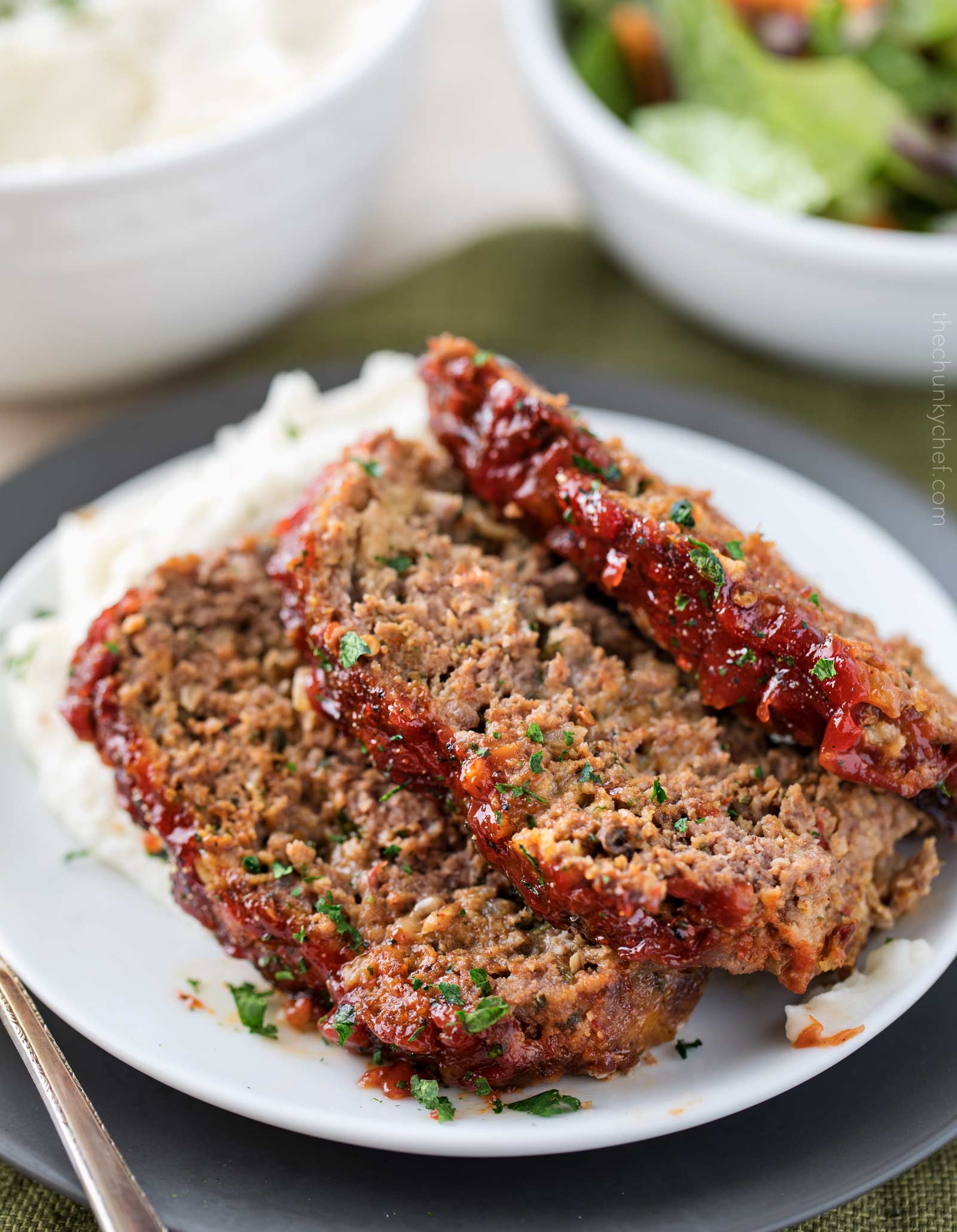 Glazed Chipotle Meatloaf Recipe - The Chunky Chef