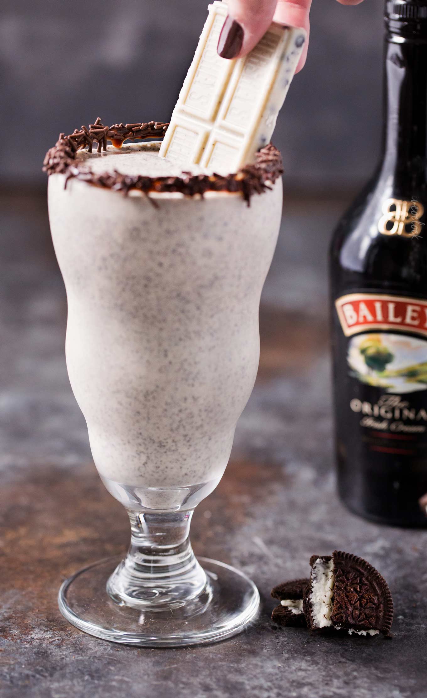 Recette de Milkshake Boozy Baileys Oreo Micro Blogs