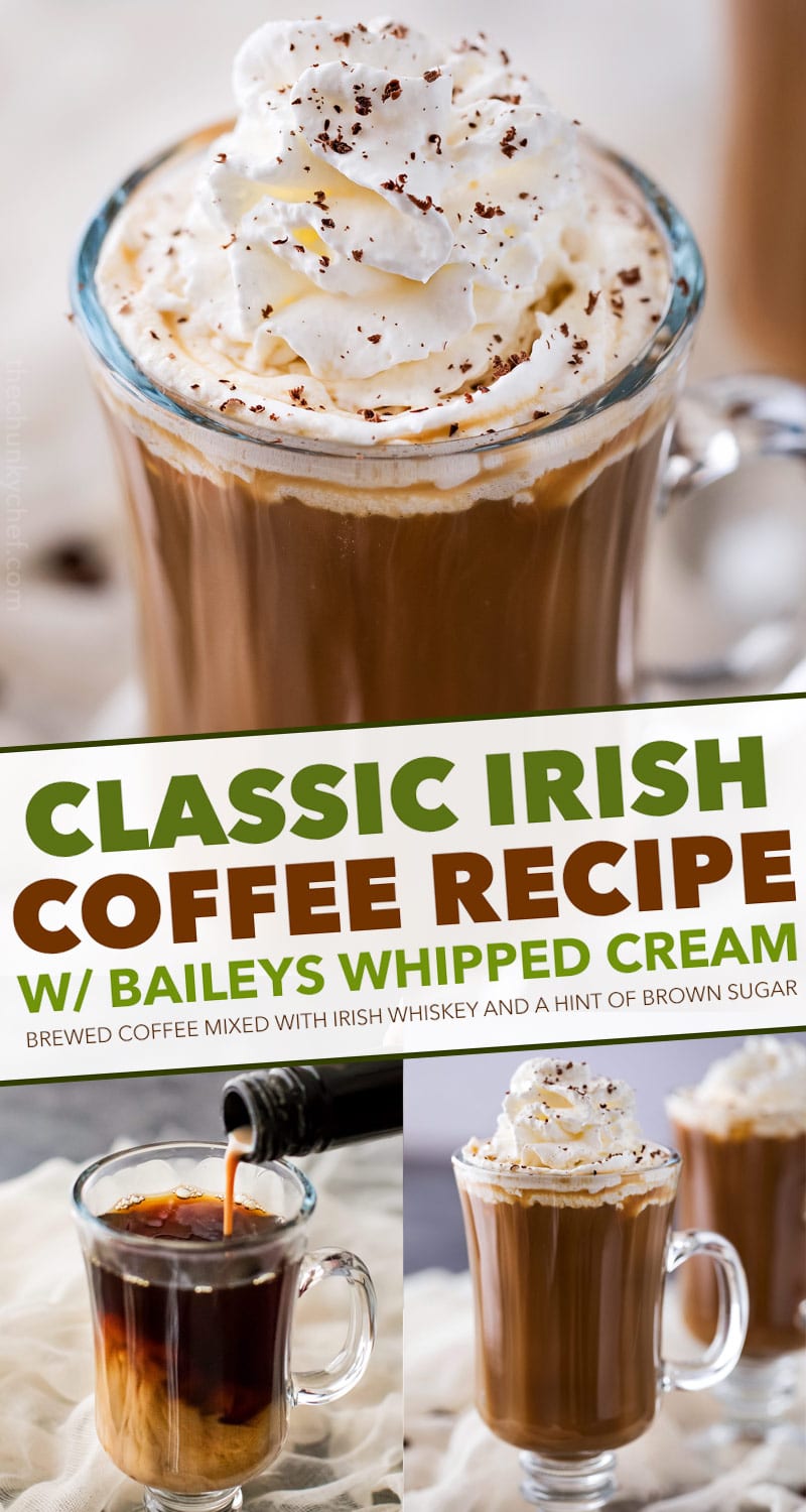 Irish Coffee Recipe with Irish Whiskey