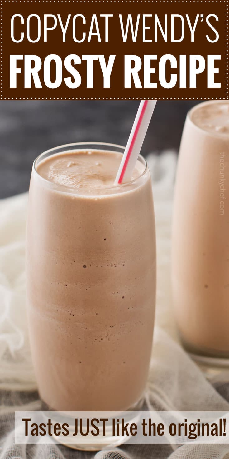 Delicious Wendys frosty copycat recipe, made with 3 simple ingredients and taste exactly like the real thing! | #copycatrecipe #wendys #wendysfrosty #frosty #milkshake