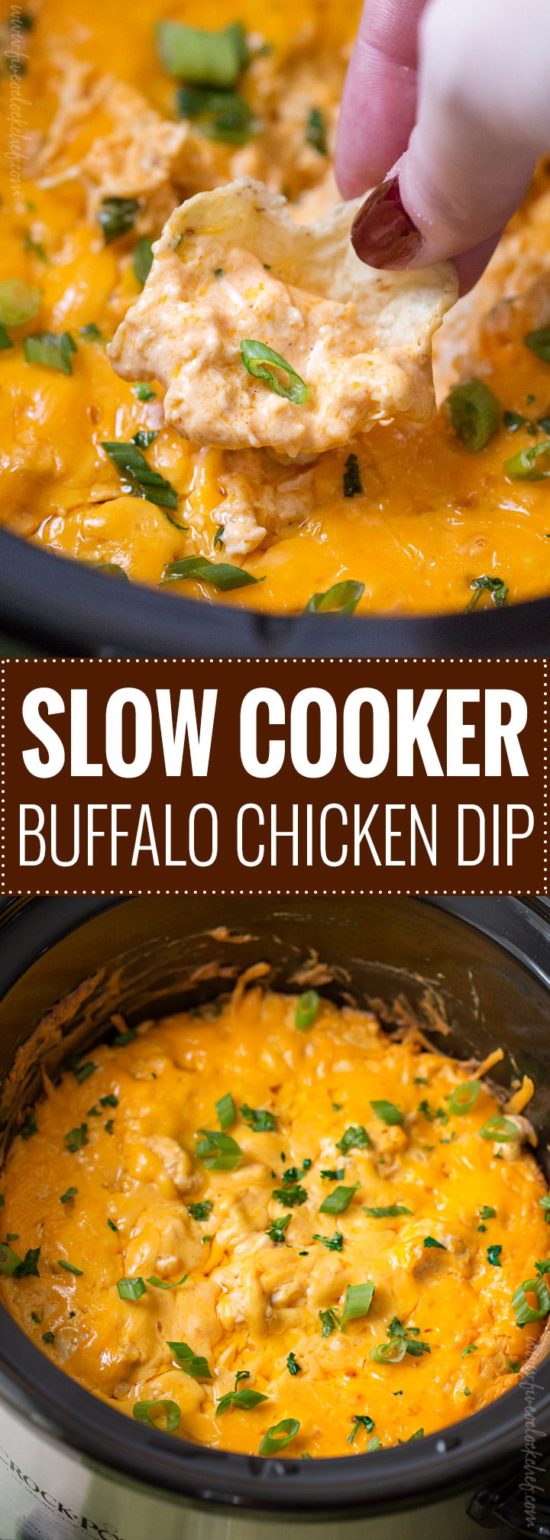 Slow Cooker Buffalo Chicken Dip Recipe | Classic buffalo wing flavors ...