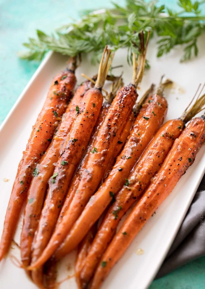 Slow Cooker Roasted Carrots The Chunky Chef