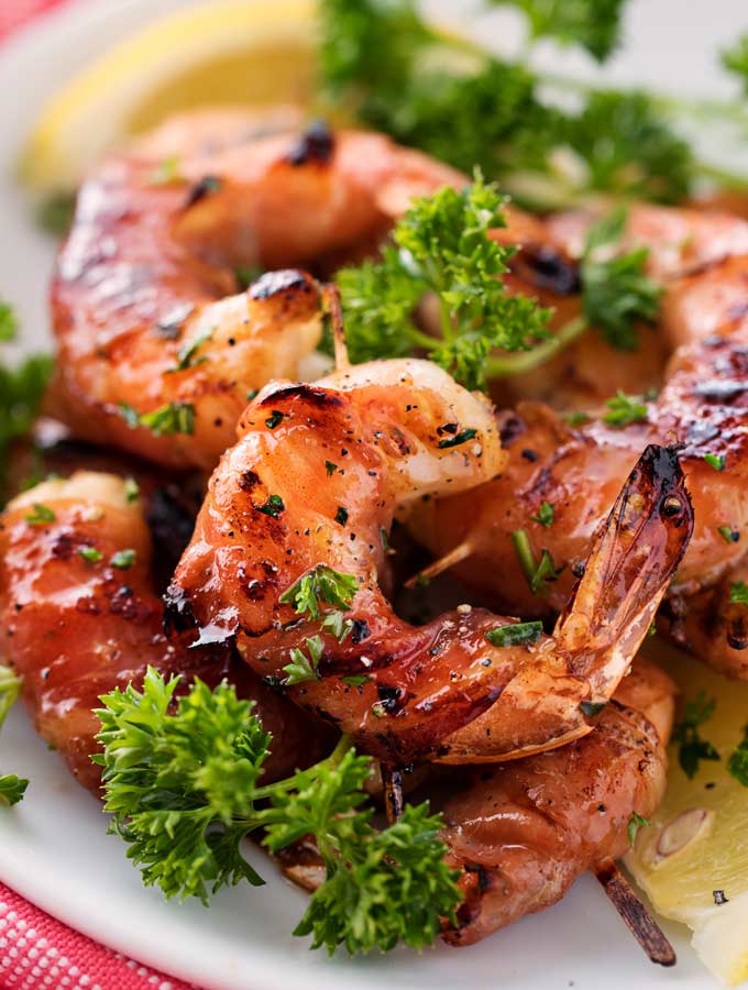 image of Prosciutto Wrapped Honey Lemon Shrimp recipe by The Chunky Chef