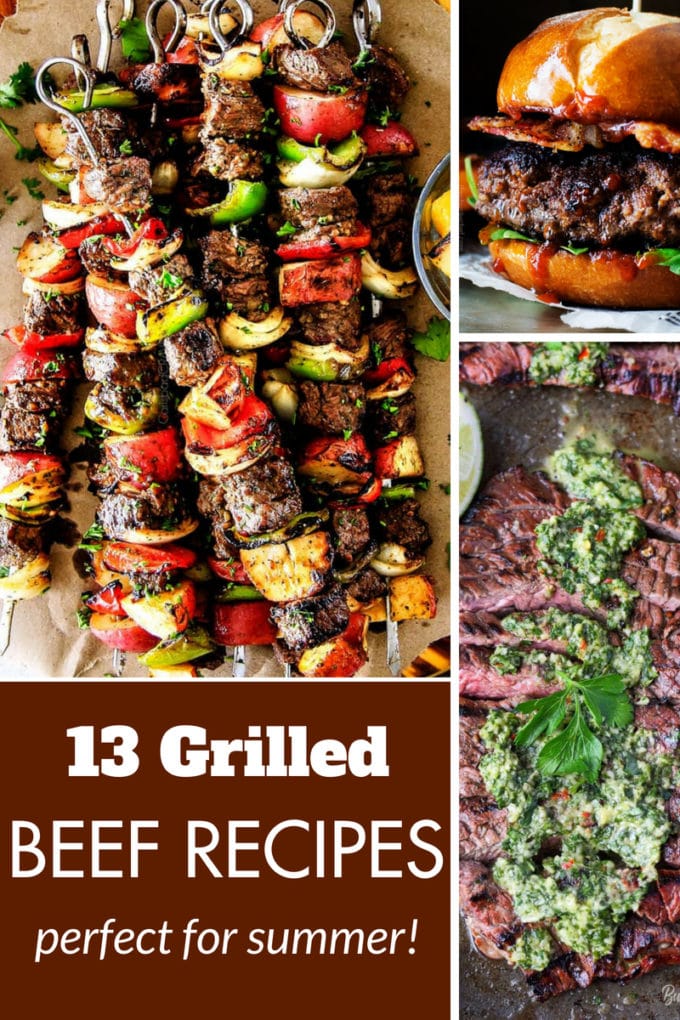 Get ready to fire up your grill, because these are the best mouthwatering beef recipes on the internet... all made for the grill or barbecue! #beef #grilling #summerbbq #july4