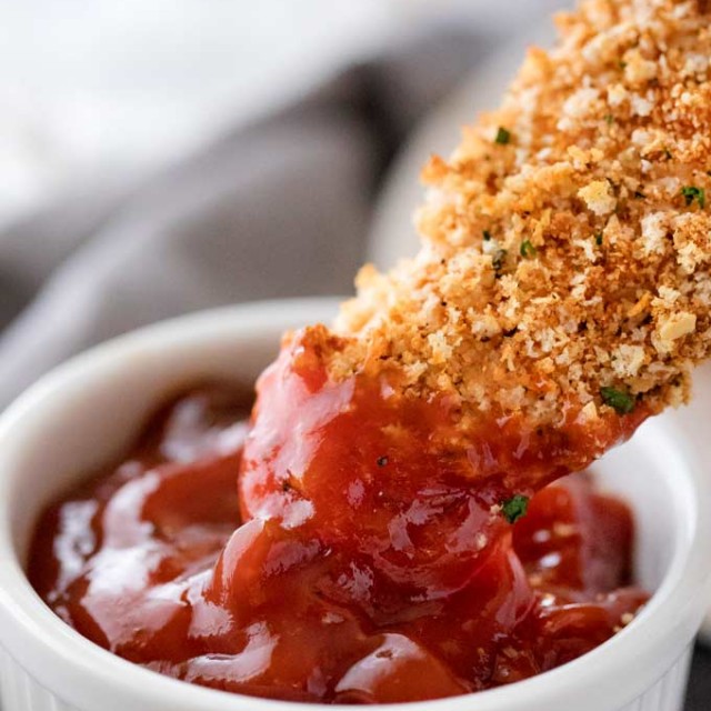 Crunchy Baked Chicken Tenders The Chunky Chef