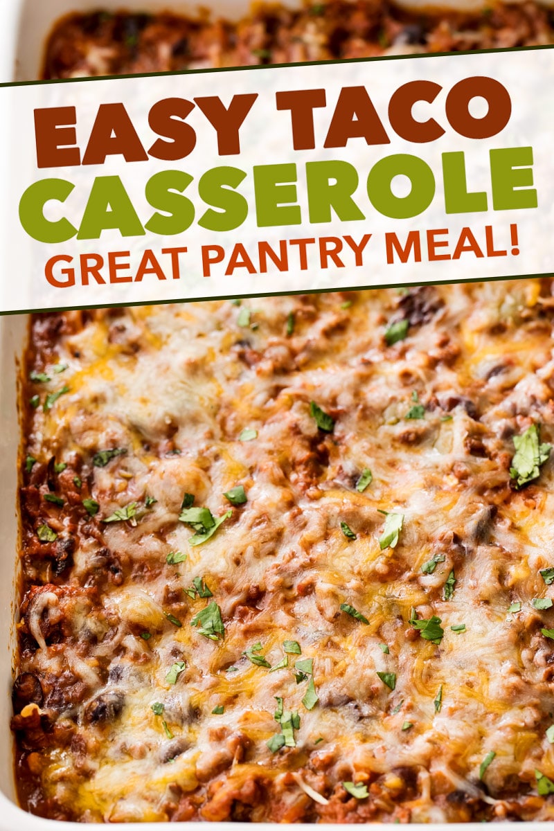 Easy Beef and Bean Taco Casserole The Chunky Chef
