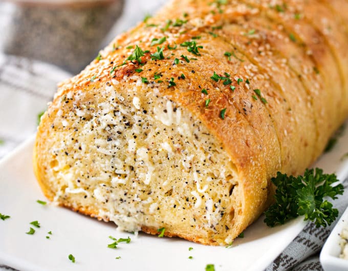 Loaf of garlic bread
