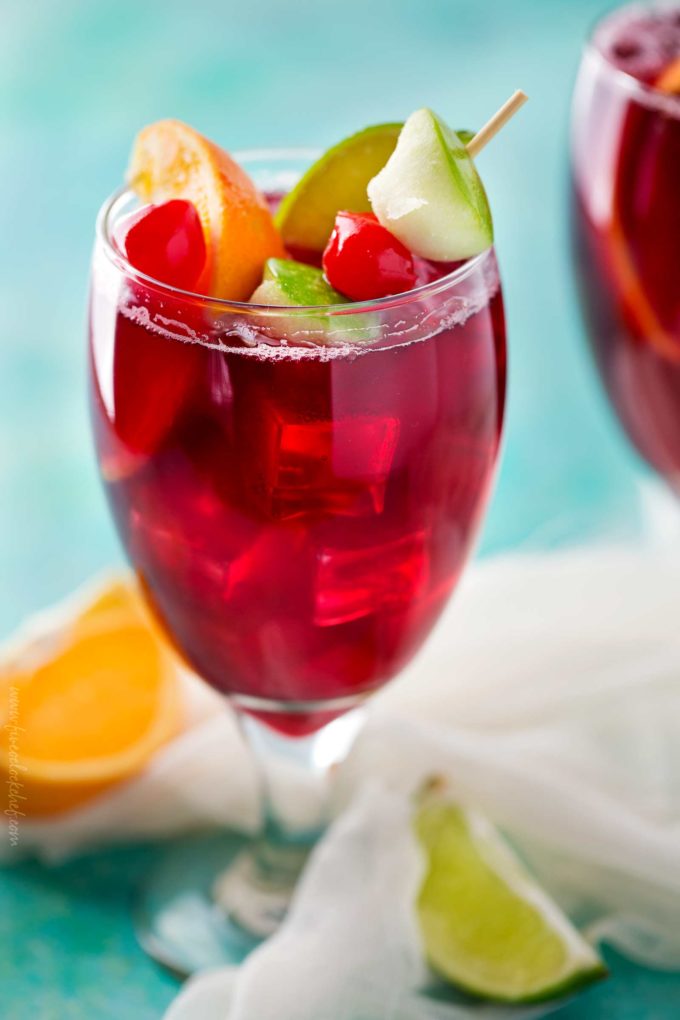 Applebee's red apple sangria copycat cocktail recipe