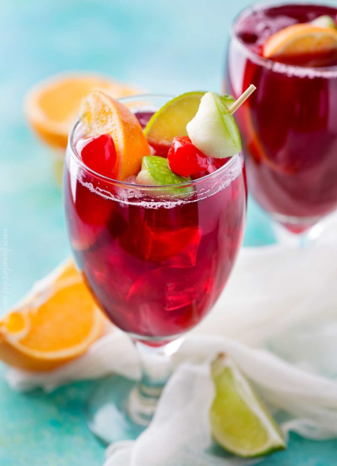 Applebee's red apple sangria drink