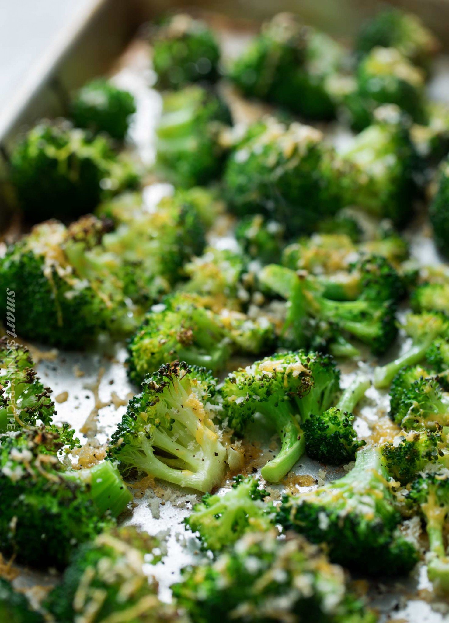 Crispy Cheesy Roasted Broccoli The Chunky Chef