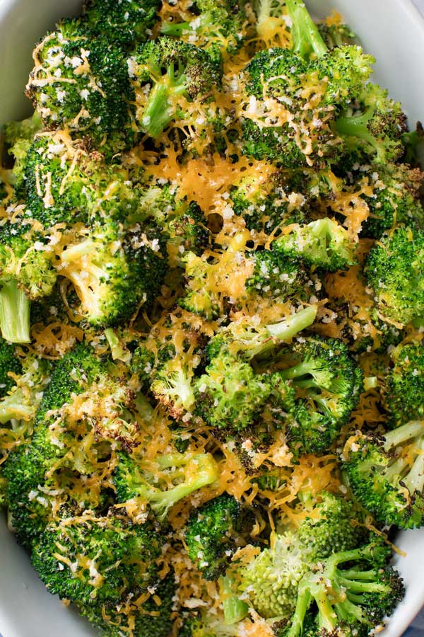Brød Anemone fisk Vend tilbage Crispy Cheesy Roasted Broccoli - The Chunky Chef