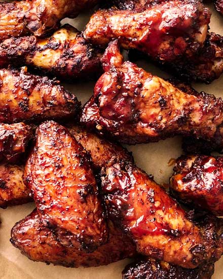 Bourbon BBQ Smoked Wings