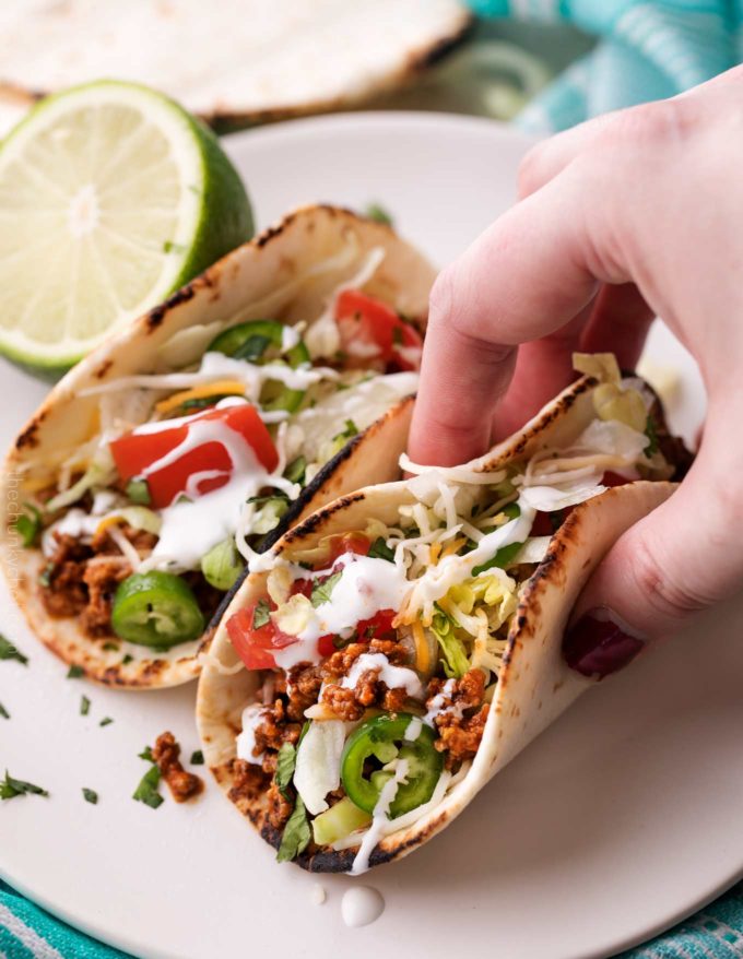 Crockpot beef tacos