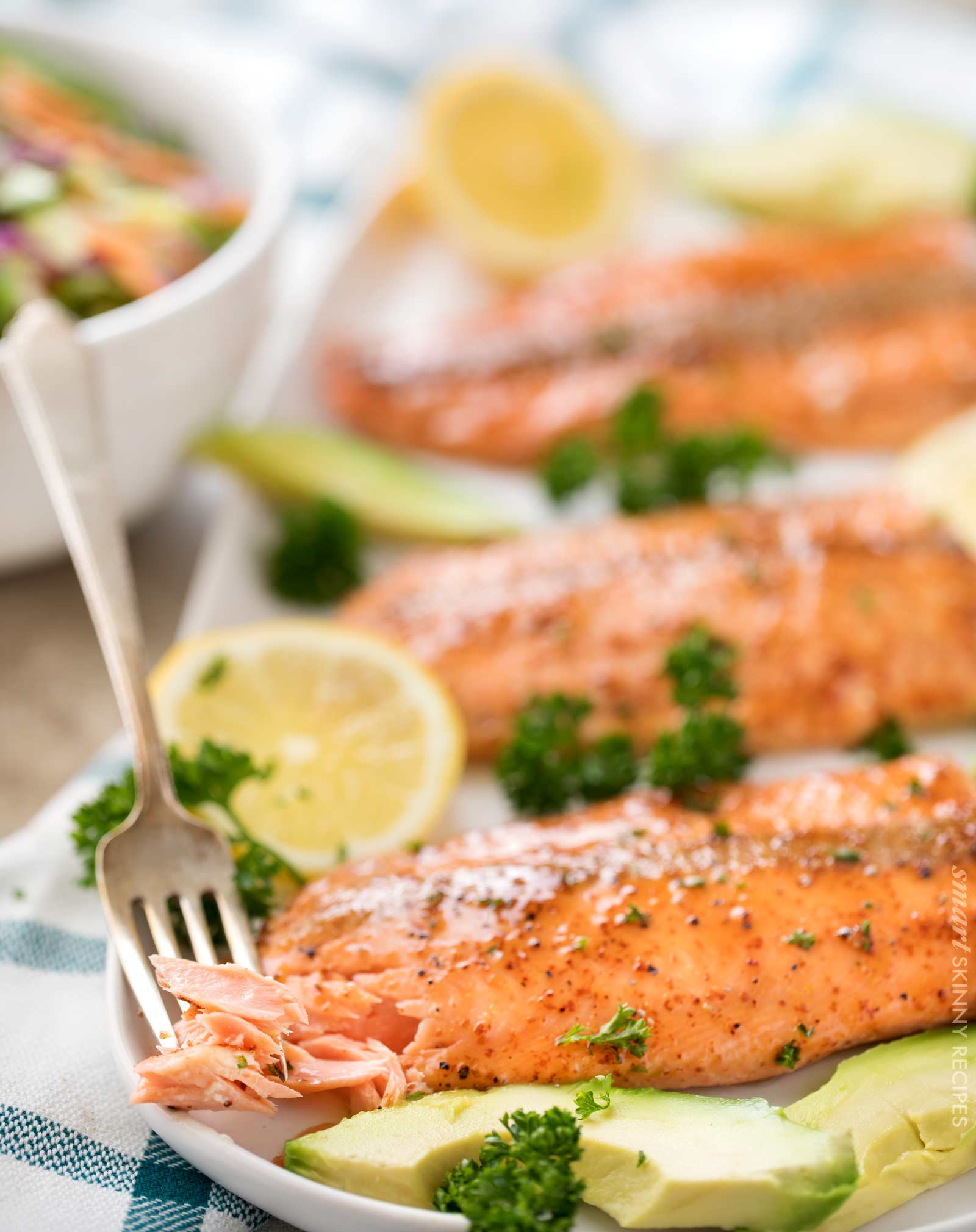 Honey Dijon Broiled Salmon - The Chunky Chef