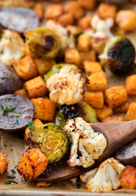Sheet Pan Oven Roasted Vegetables - The Chunky Chef