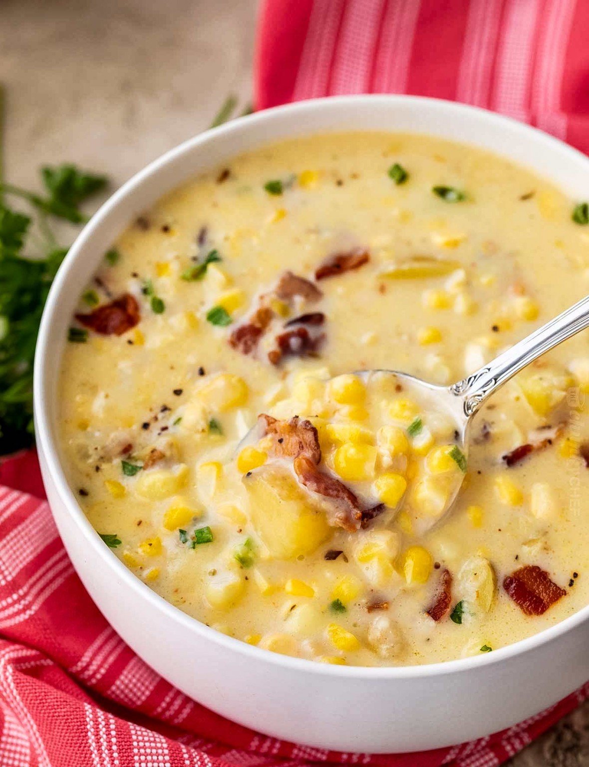 Hearty Homemade Corn Chowder - The Chunky Chef