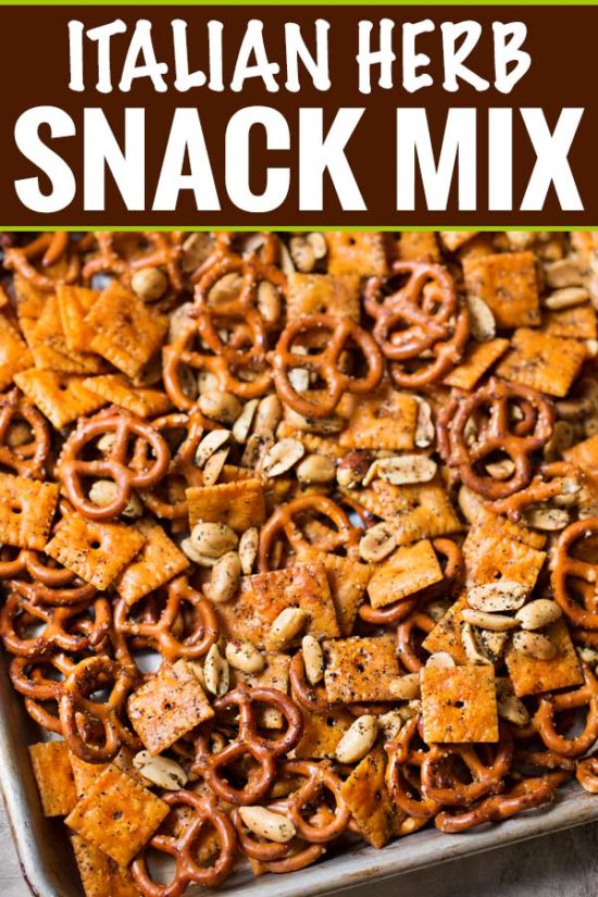 Homemade Italian Herb Snack Mix The Chunky Chef