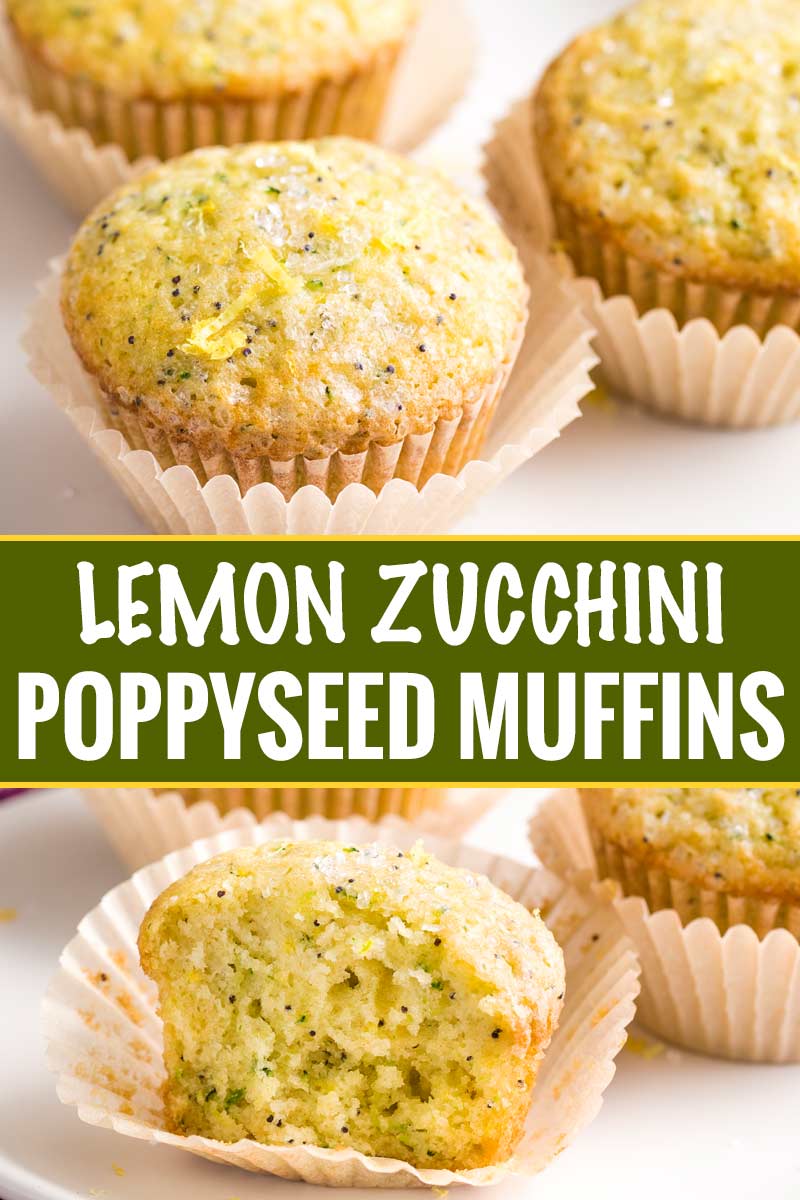 Lemon Poppy Seed Muffins with Zucchini The Chunky Chef