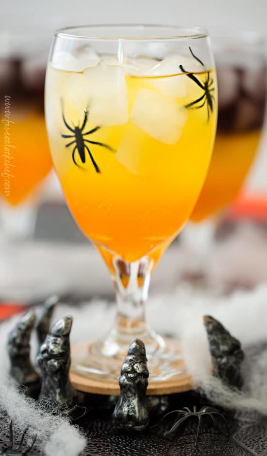 Trick or Treat Halloween Party Punch - The Chunky Chef