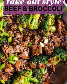 Perfect Chinese takeout-style Beef and Broccoli stir fry, made in about 30 minutes, right in your own kitchen! #beefandbroccoli #Chinese #takeout #stirfry #easyrecipe #easydinner #beef #broccoli #chineserecipe #takeout #simpledinner