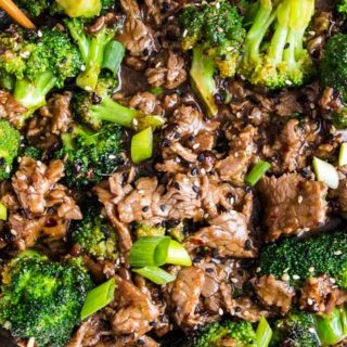 Perfect Chinese takeout-style Beef and Broccoli stir fry, made in about 30 minutes, right in your own kitchen! #beefandbroccoli #Chinese #takeout #stirfry #easyrecipe #easydinner #beef #broccoli #chineserecipe #takeout #simpledinner