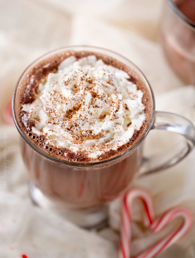 Glass mugful of mexican hot chocolate recipe