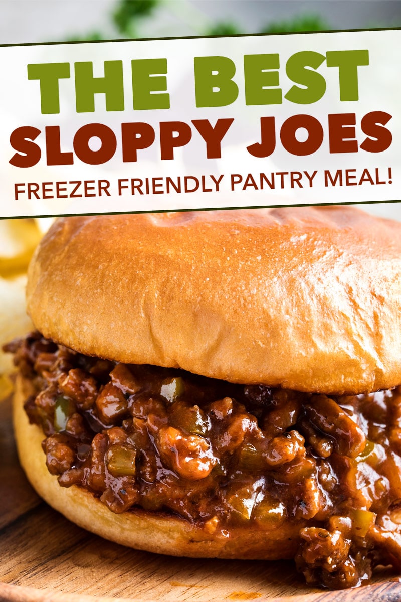 The BEST Homemade Sloppy Joes - The Chunky Chef