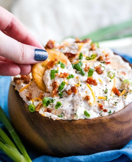 Creamy Bacon Cheese Dip No Bake The Chunky Chef