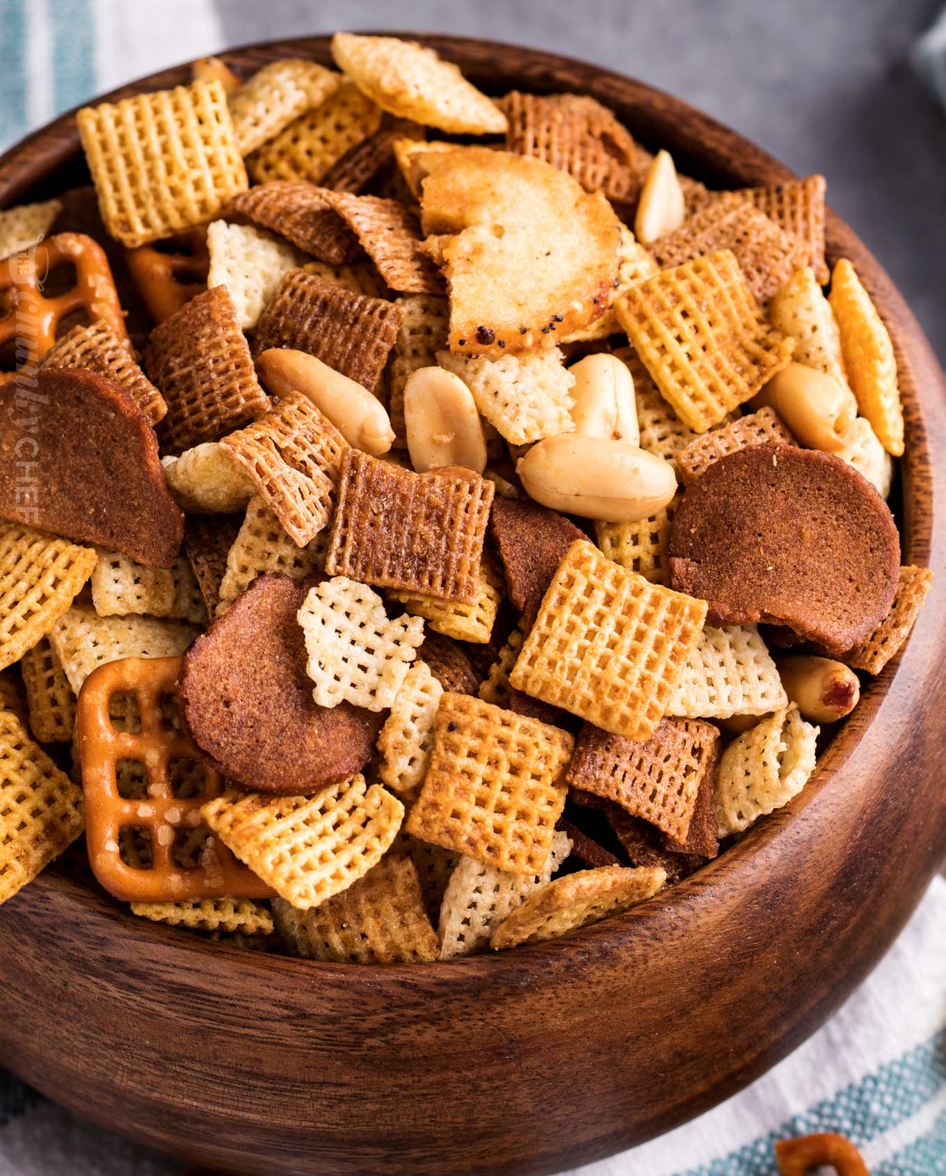 Slow Cooker Bold Chex Mix Recipe The Chunky Chef