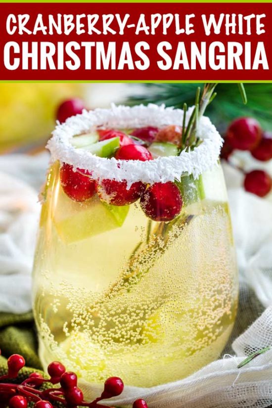 White Christmas Sangria The Chunky Chef