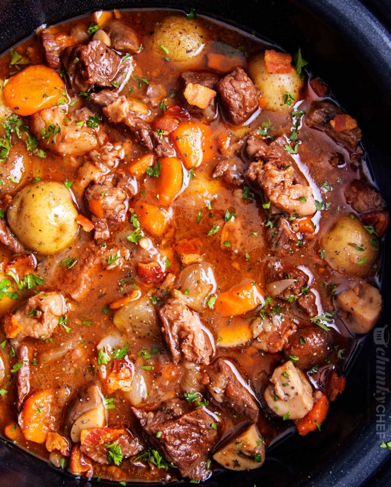 Best Crockpot Beef Bourguignon The Chunky Chef