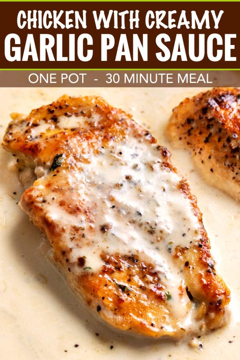 One Pan Creamy Garlic Chicken Breasts (Quick & Easy!) The Chunky Chef