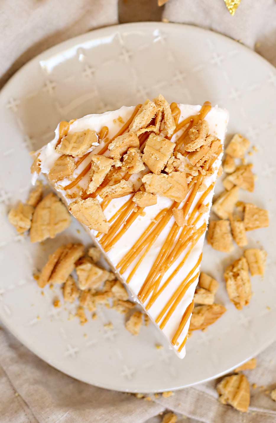 Nutter Butter Peanut Butter Pie (No Bake)