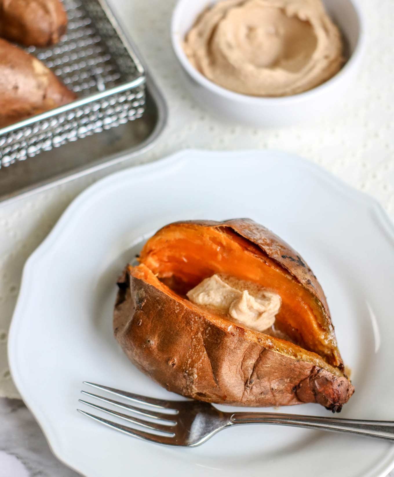 Air Fryer Baked Sweet Potatoes (Just 3 Ingredients!) The Chunky Chef