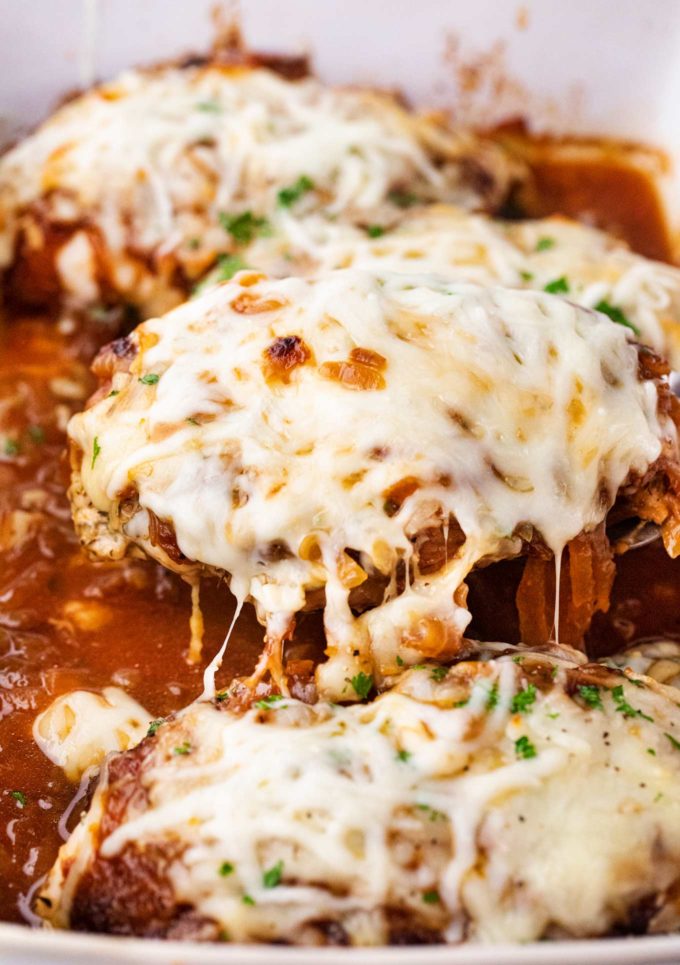 Smothered Chicken Breasts - Cooked by Julie