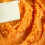 Ultra creamy mashed sweet potatoes (made sweet or savory), perfect for the holidays and made with just 3-4 ingredients!  Great to make ahead too! #sweetpotato #mashed #sweetpotatoes #thanksgiving #holiday #sidedish #easyrecipe #makeahead