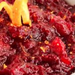Easy and classic cranberry sauce, made from scratch in just 20 minutes and with only 4 ingredients!  Perfect with roasted turkey and on leftover sandwiches too! #cranberry #sauce #holiday #thanksgiving #sidedish #condiment #fromscratch #easyrecipe
