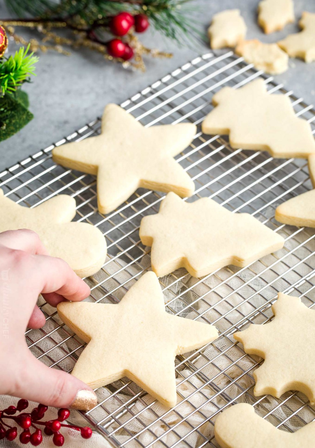 CutOut Sugar Cookies (hold their shape no chill option) The Chunky Chef