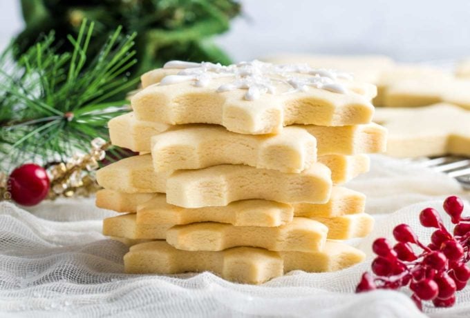 Stacked sugar cookies