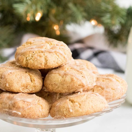 Eggnog Snickerdoodle Cookies (Great for holidays!) The Chunky Chef