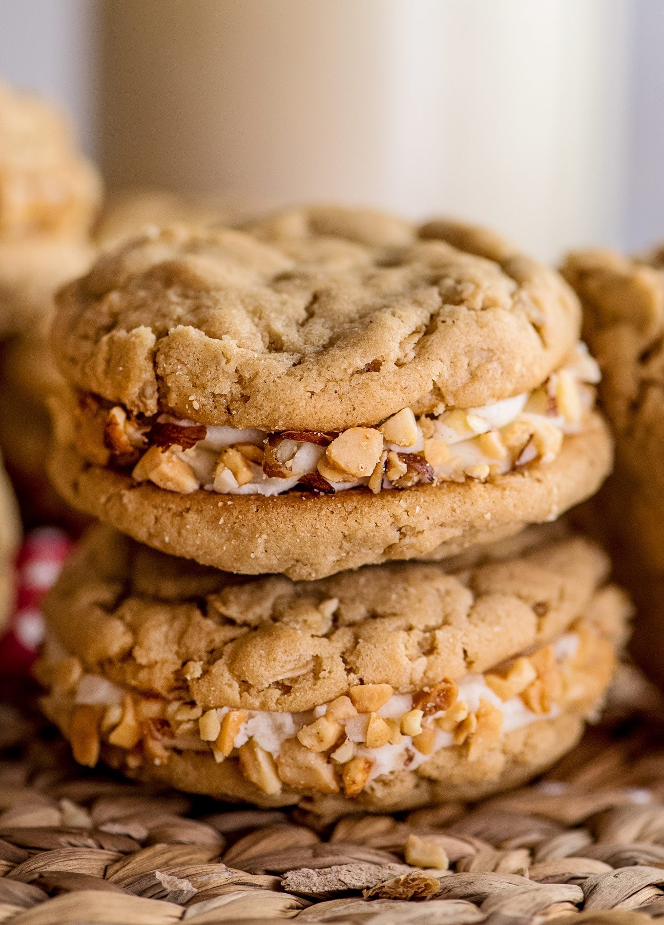Peanut Butter Cookie Sandwiches